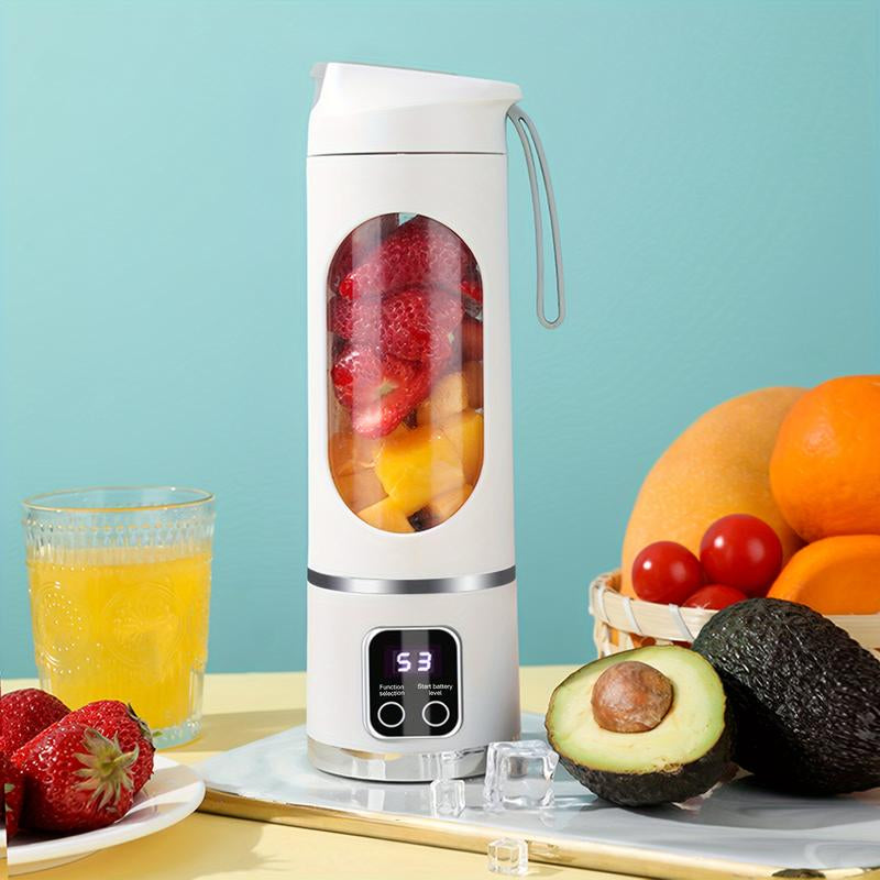 【Tiktok Top Seller】Digital Multimode Juicer Blender - Smart LED Display, Usb Rechargeable, Diet-Friendly, Leak Proof Design for Smoothies Liquid Diet Shakes Fresh Juice & Baby Food, Juicer Machine for Home & Travel, Kitchen Gadgets, Christmas Gifts