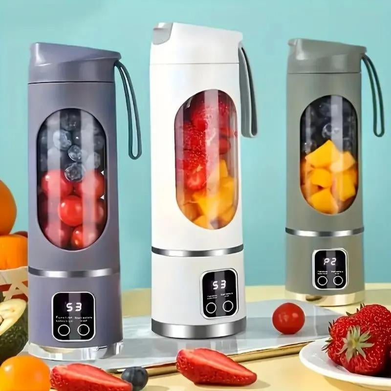 【Tiktok Top Seller】Digital Multimode Juicer Blender - Smart LED Display, Usb Rechargeable, Diet-Friendly, Leak Proof Design for Smoothies Liquid Diet Shakes Fresh Juice & Baby Food, Juicer Machine for Home & Travel, Kitchen Gadgets, Christmas Gifts