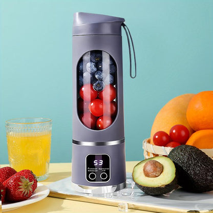 【Tiktok Top Seller】Digital Multimode Juicer Blender - Smart LED Display, Usb Rechargeable, Diet-Friendly, Leak Proof Design for Smoothies Liquid Diet Shakes Fresh Juice & Baby Food, Juicer Machine for Home & Travel, Kitchen Gadgets, Christmas Gifts